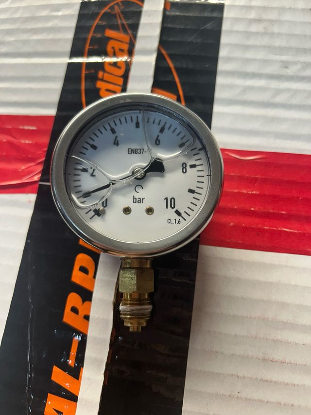 Manómetro de presión 0-10 bar