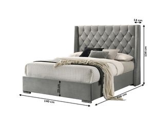 .OFERTA - HERMOSA CAMA CON CABECERO.