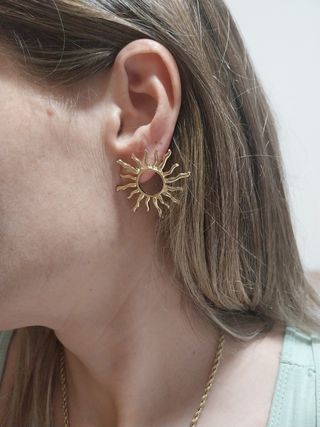 Pendientes Sol Dorados