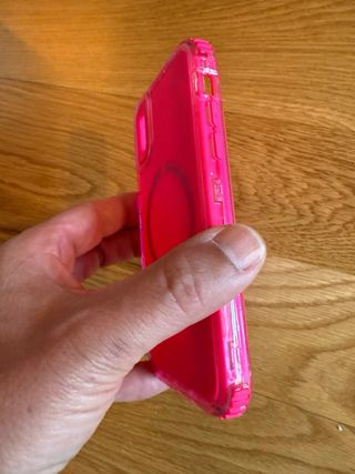 Funda iPhone X Rosa Neón