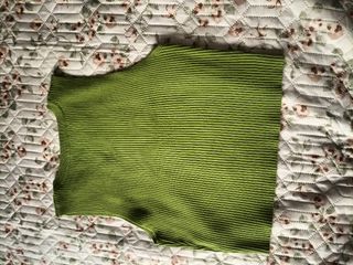 Top verde sin mangas