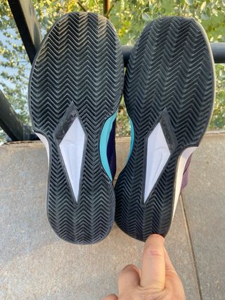 Zapatillas Nike Vapor Morado y Turquesa