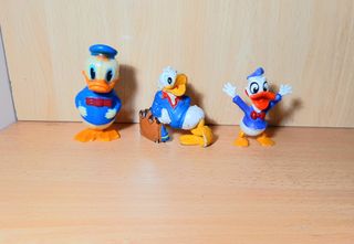 Lote 3 figuras Pato Donald PVC