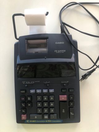 Calculadora Casio FR-620TER Euro & Tax