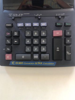 Calculadora Casio FR-620TER Euro & Tax