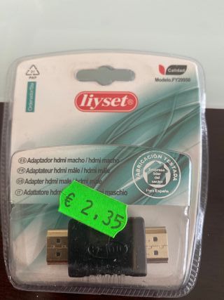 Adaptador HDMI Macho a Macho Liyest