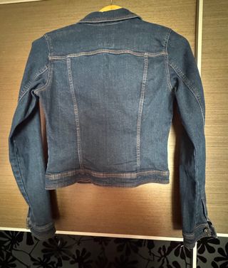 Cazadora Vaquera Bershka Azul