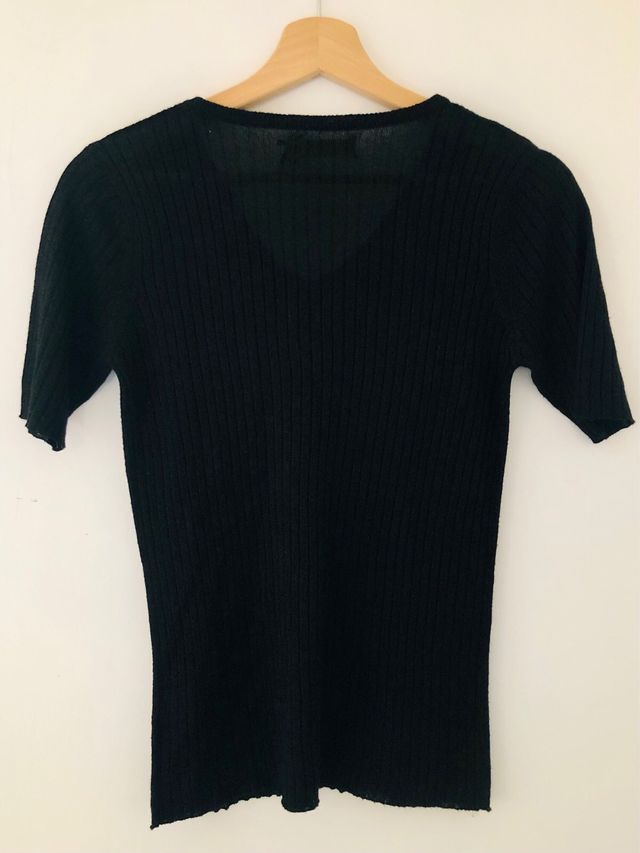 Jersey fino negro con destellos