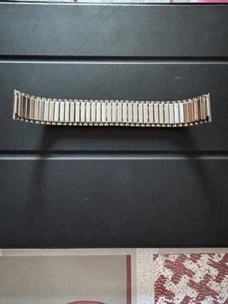 Bracciale orologio elastico argento