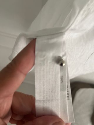 Camisa lino blanca Massimo Dutti