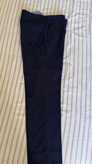 Traje de chaqueta azul