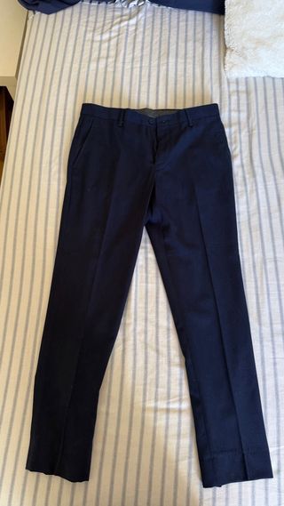 Traje de chaqueta azul
