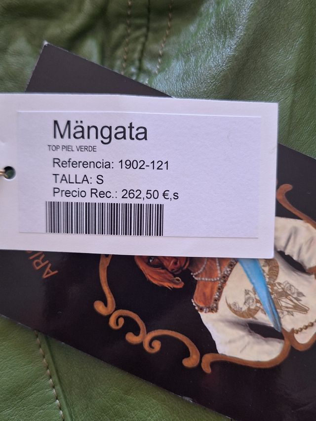 Top palabra de honor MANGATA verde