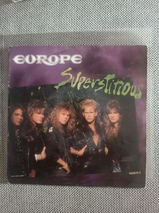 Europe: lote 4 singles vinilo