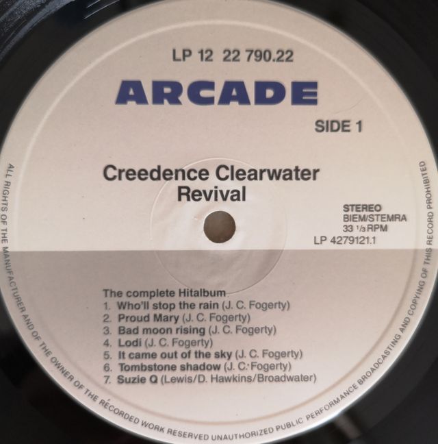 Vinilo Creedence Clearwater Revival