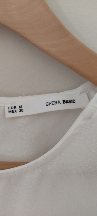Blusa Sfera Blanca Talla M