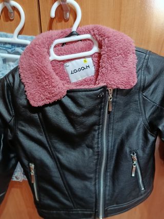 Chaquetas niña vaquera, cuero y acolchada