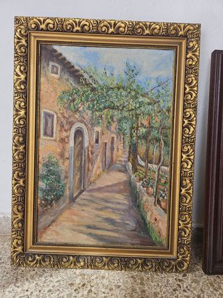 Lámina Barcos Marina y pintura mallorquina