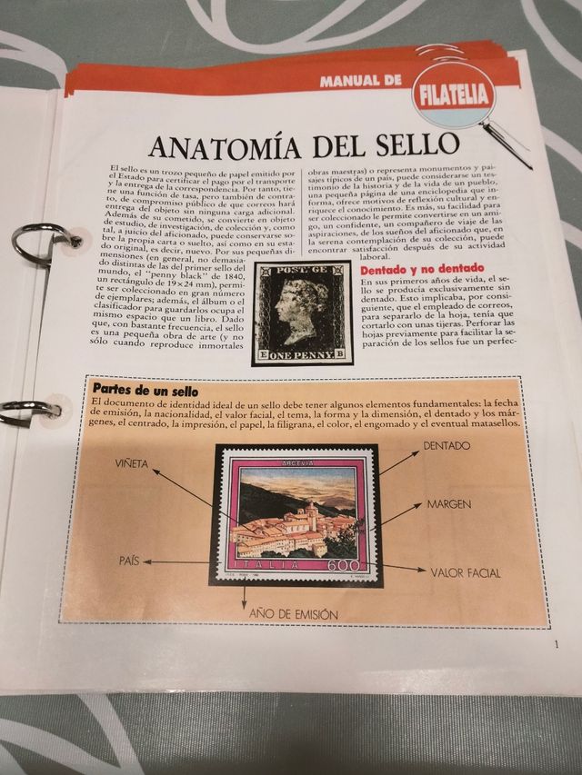 Colección de sellos antiguos