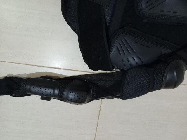 Chaqueta Protectora Motociclista Negra