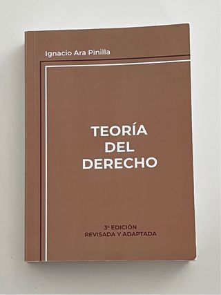 Teoría del derecho 3ª edición.