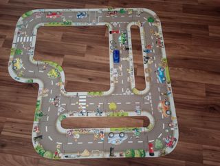 Lote 3 juegos: Bloques Madera, Carretera y puzzle.