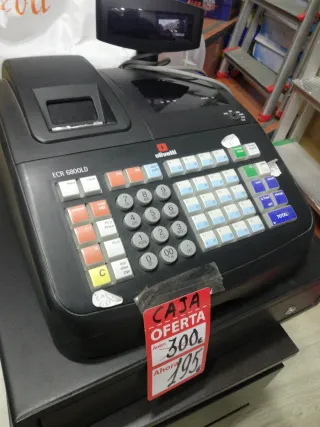 Caja Registradora Olivetti ECR 6800LD Negra