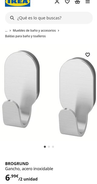 Lote de Colgadores de Acero Inoxidable