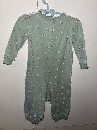 Pagliaccetto bimba con coniglietti