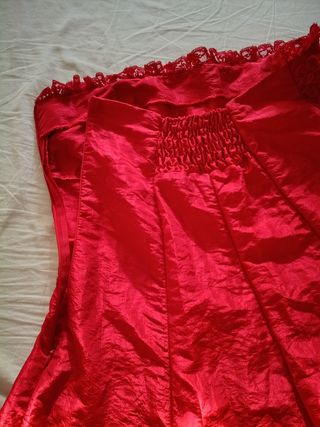 Vestido de fiesta corto rojo