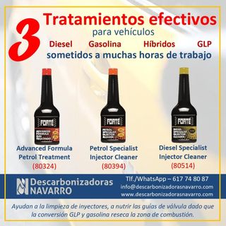 Aditivos FORTE y Exhaust Crystal Preventer