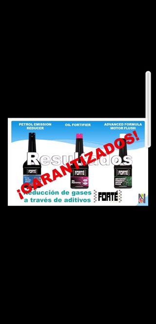 Aditivos FORTE y Exhaust Crystal Preventer