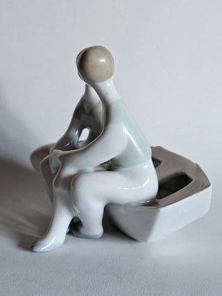 Figura "Enamorados" Porcelana Santa Clara