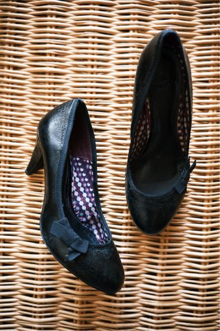 Zapatos de tacón negros Zara Talla 39