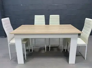 Mesa Comedor + 4 Sillas
