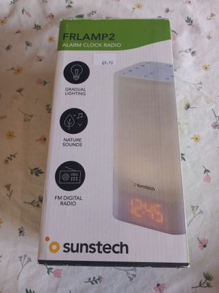 Despertador Radio Sunstech FRLAMP2 Blanco