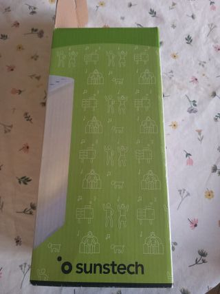 Despertador Radio Sunstech FRLAMP2 Blanco