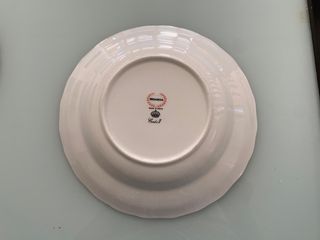 Vajilla Bidasoa Porcelana Oro Blanco