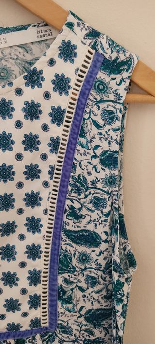 Blusa Sfera Estampada Talla M