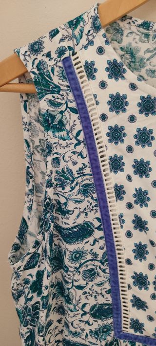 Blusa Sfera Estampada Talla M