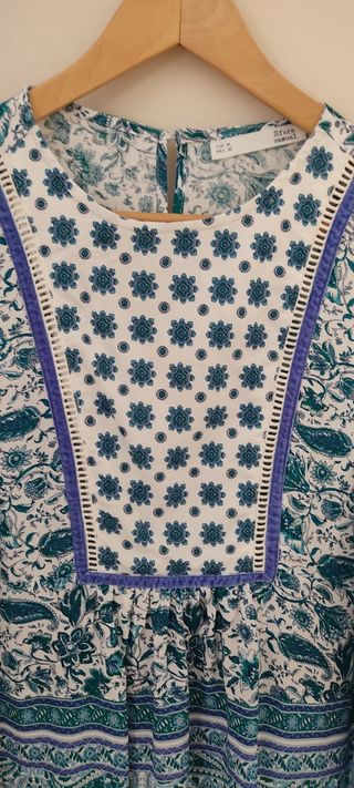 Blusa Sfera Estampada Talla M