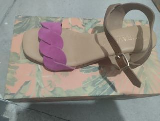 Sandalias Pura Vida Piel Marrón y Rosa