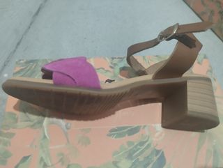 Sandalias Pura Vida Piel Marrón y Rosa