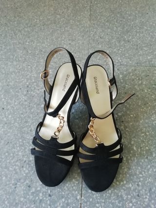 Zapatos Graceland Negros Tacon 7cm