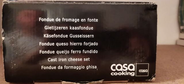 Set de fondue Casa rojo