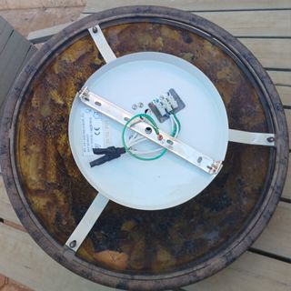 Lámparas de techo cristal y metal