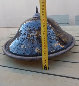 Lámparas de techo cristal y metal