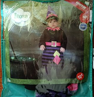 Disfraz Bruja Bebé Niña Atosa 6-12m