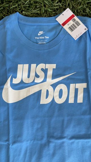 Camiseta Nike Just Do It Azul Talla L