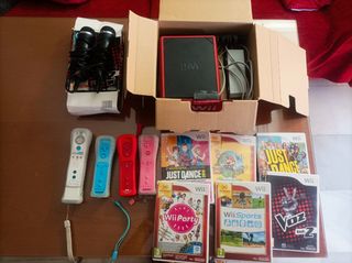Consola Nintendo Wii Mini Roja y Negra